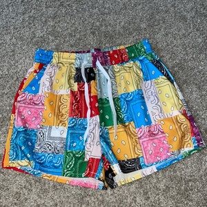 Paisley Multi-Colored Shorts